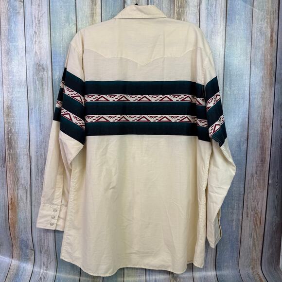 Corral West Ranchwear Pearl Snap Shirt Long Sleeve Western Cowboy Size XL Rodeo - Picture 5 of 8